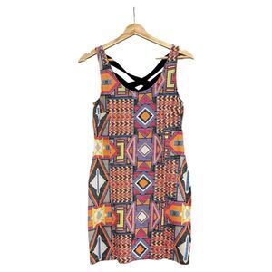 Nollie Multicolor Geometric Mini Dress